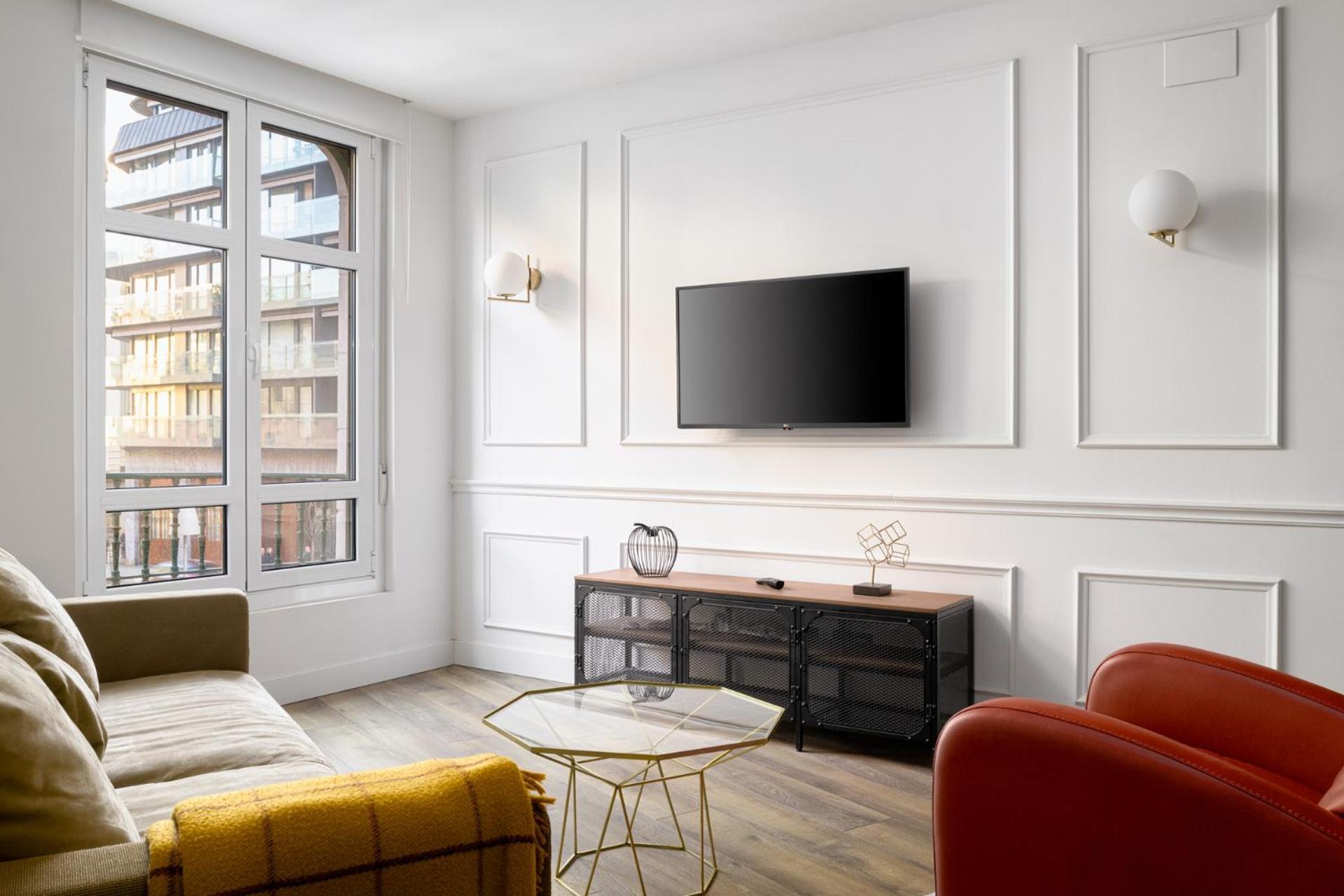 Nuevo Lujo Centro De Bilbao + Wifi . Parking Appartement Buitenkant foto